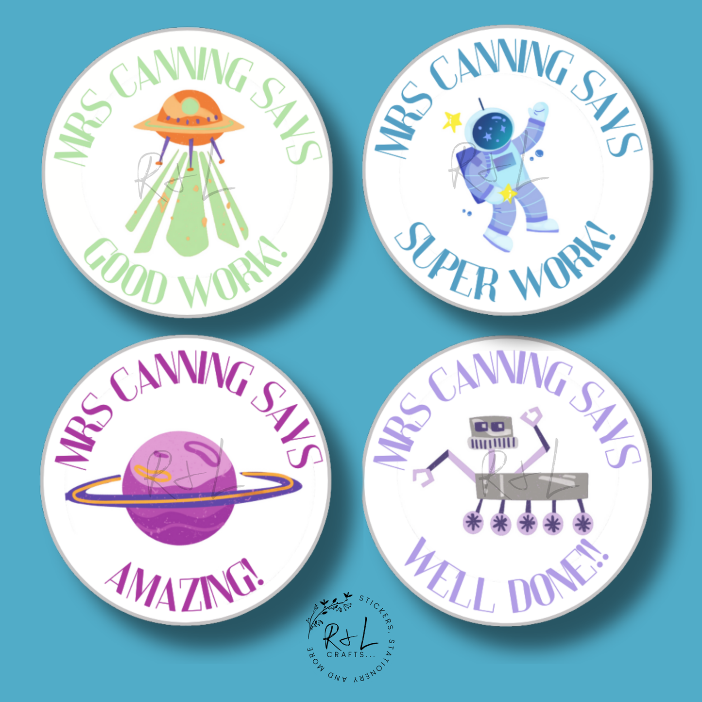 Awesome Teacher sticker notebook