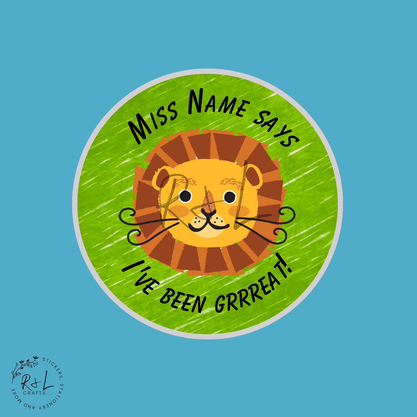 Awesome Teacher sticker notebook
