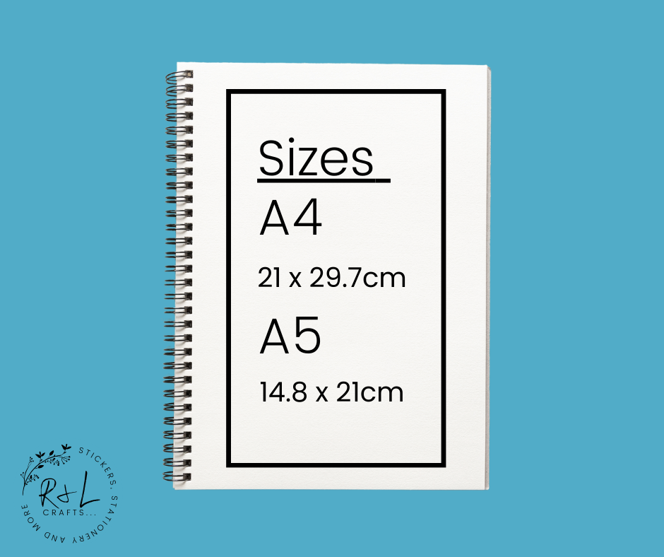 Tropical Vibes 'flitermingo' notebook