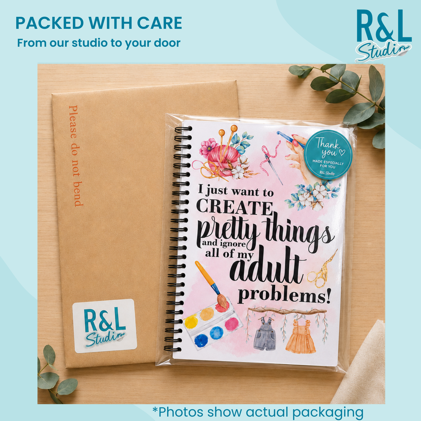 Create Pretty Things Wirebound Notebook