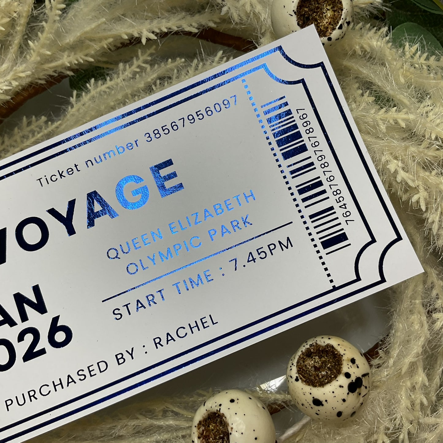 ABBA Voyage Foiled Gift Ticket