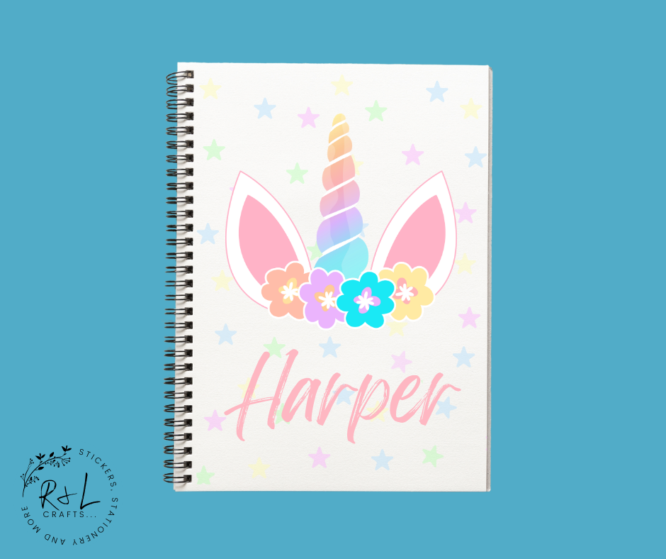 Unicorn dreams notebook