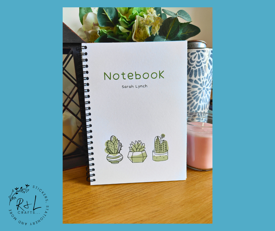 Succulent notebook