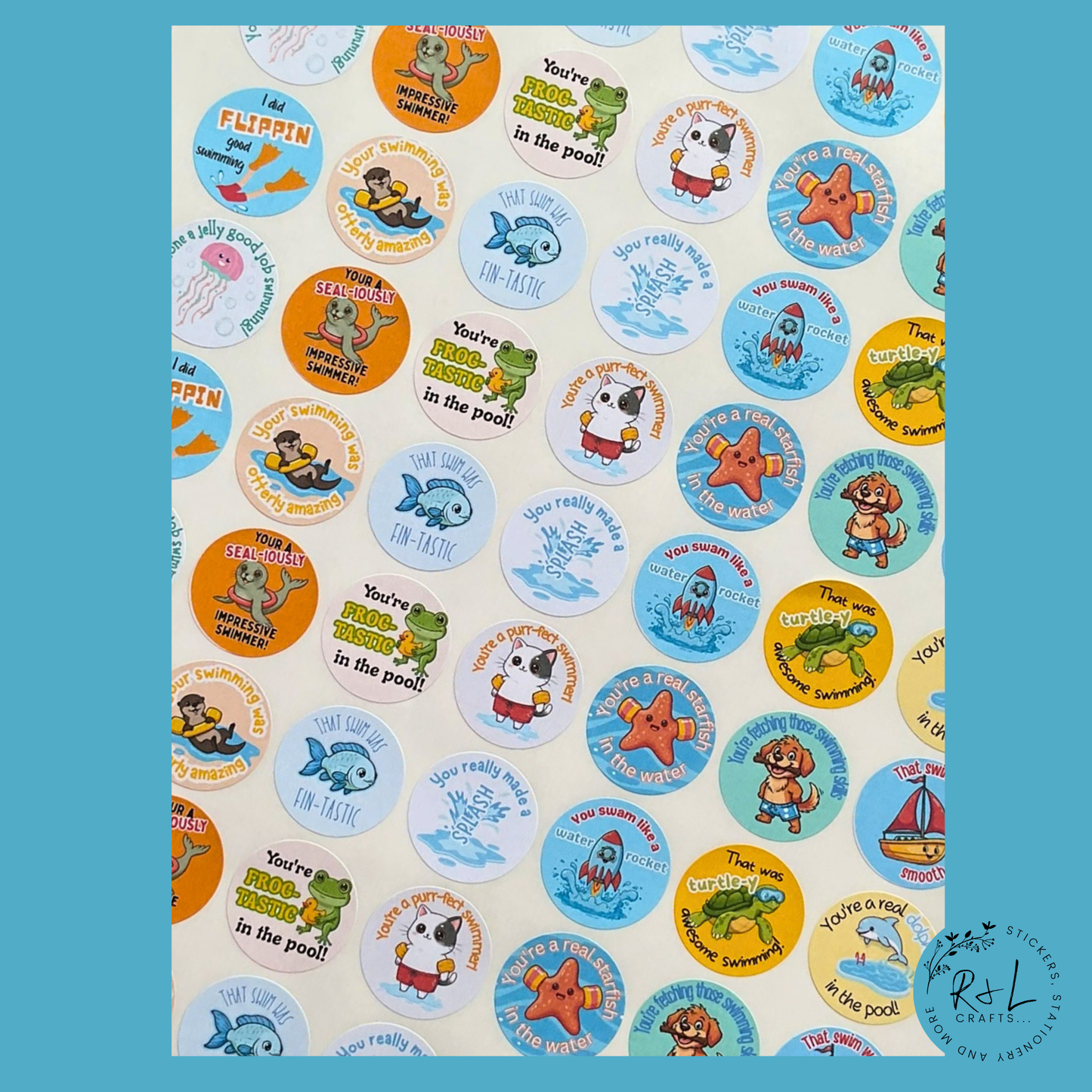 Funny Swimming Teacher Sticker