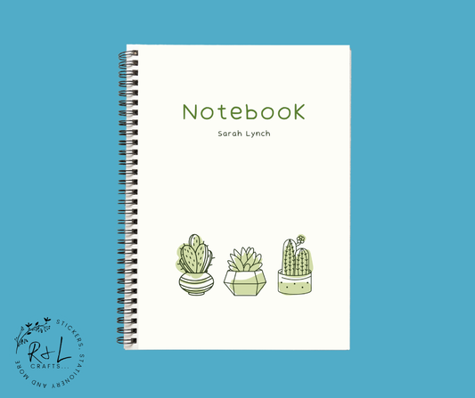 Succulent notebook
