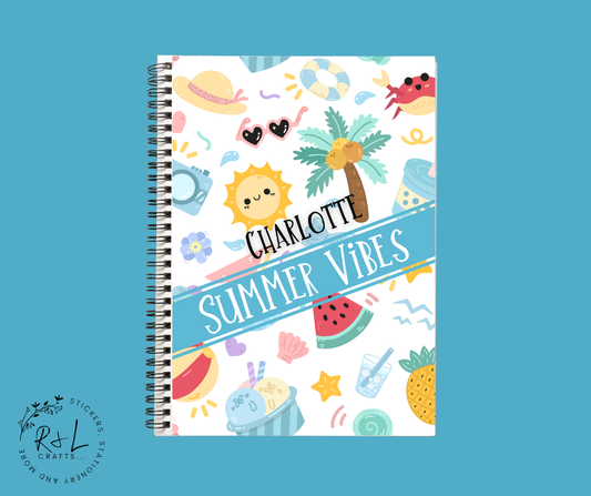 Summer Vibes notebook