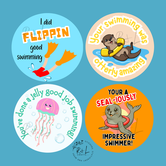 Funny Swimming Teacher Sticker