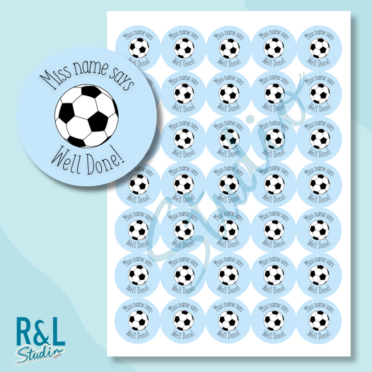 Football Teacher Stickers