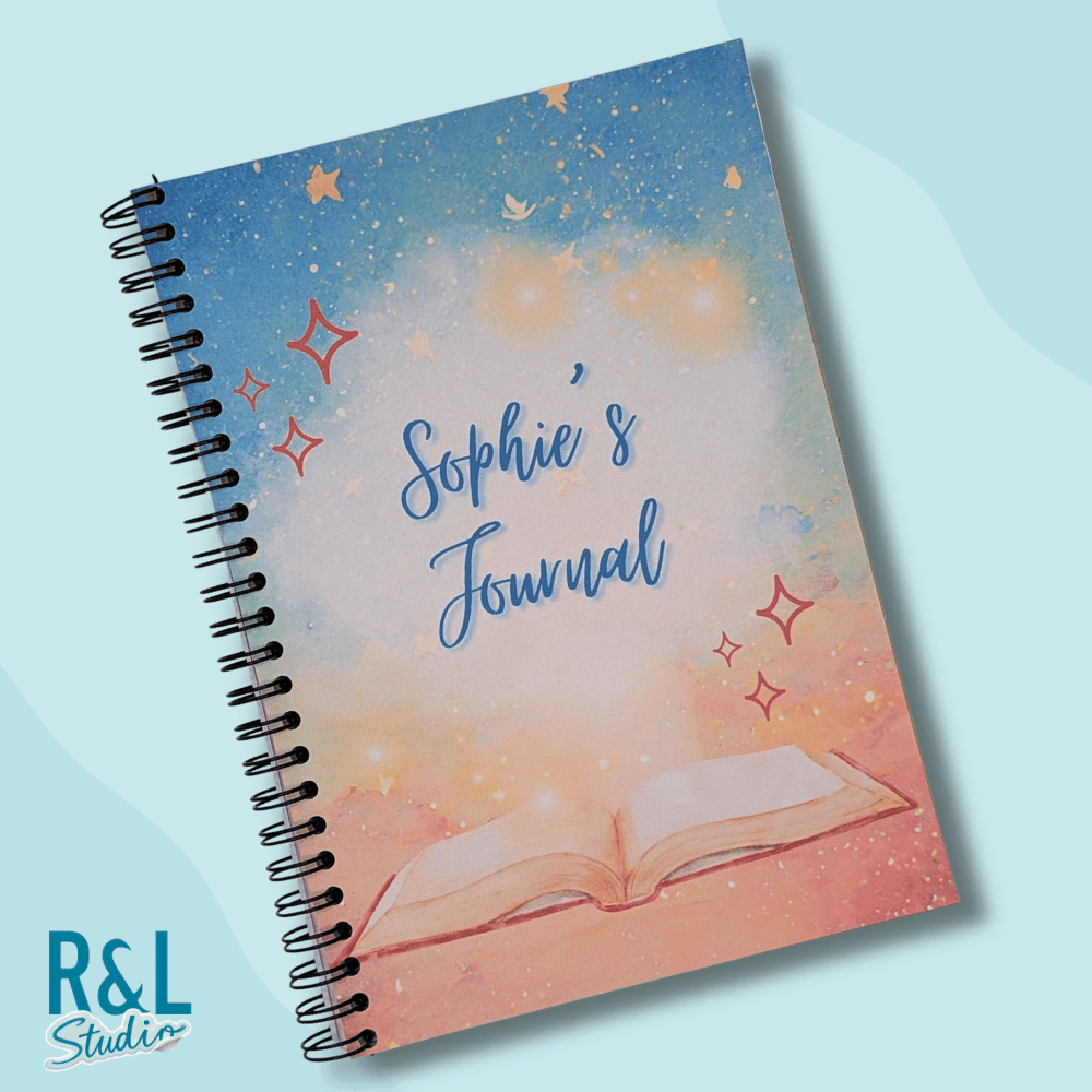 Personalised Written in the Stars Wirebound Notebook