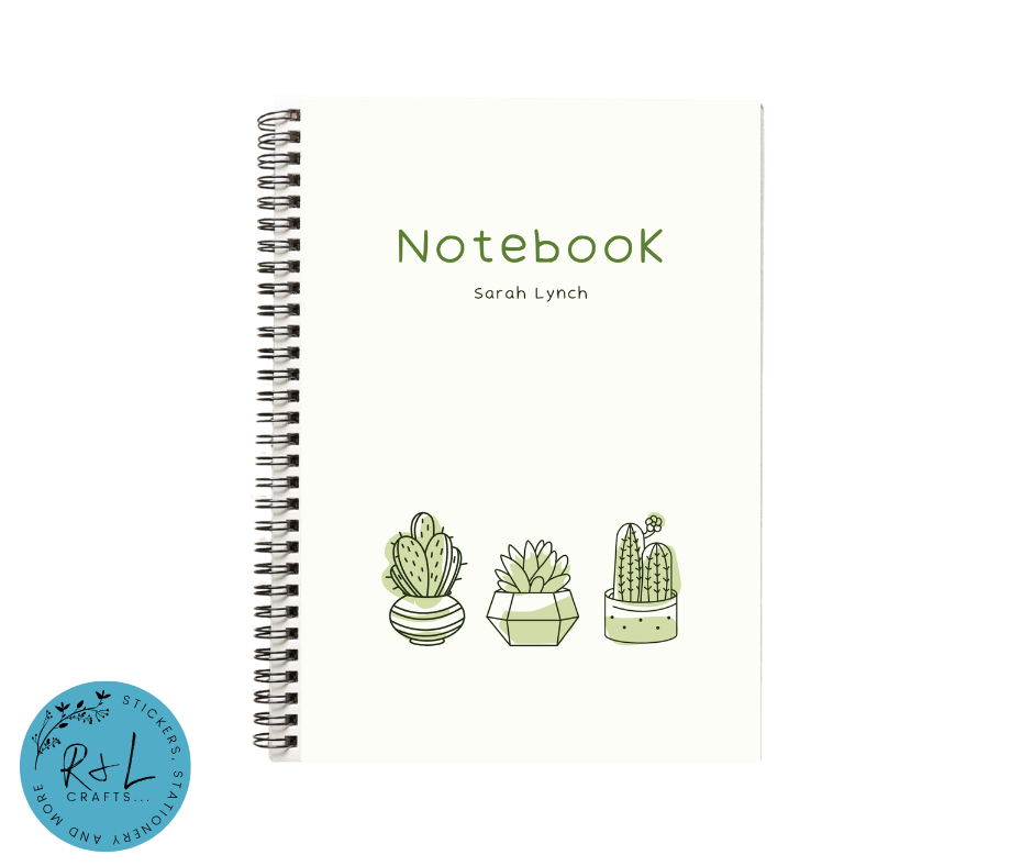 Succulent notebook