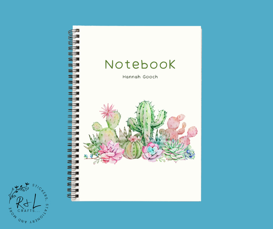 Cacti collection notebook