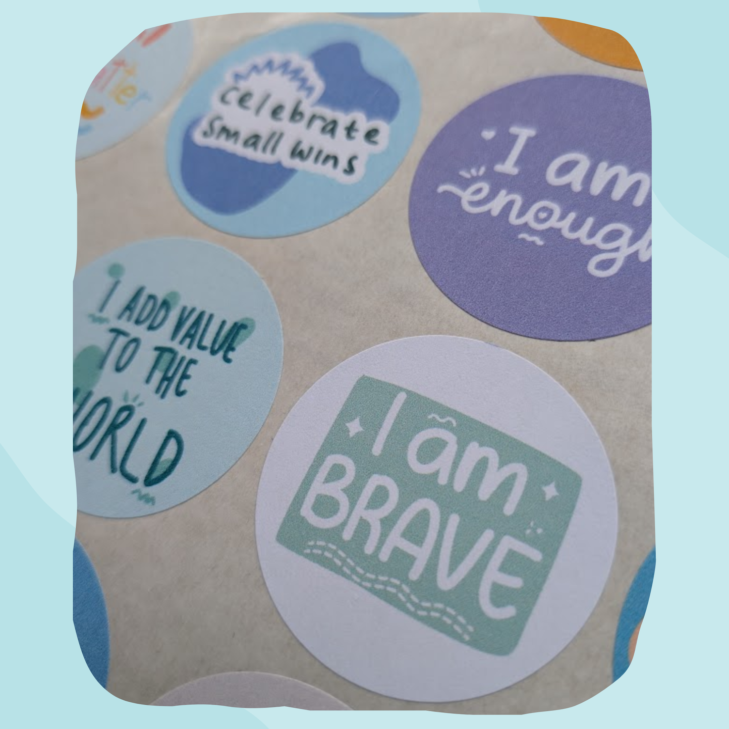 Positive Affirmation Teacher Stickers