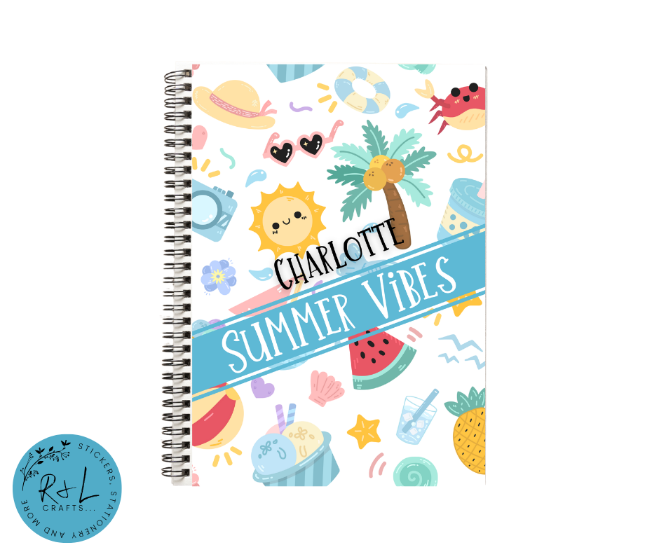 Summer Vibes notebook