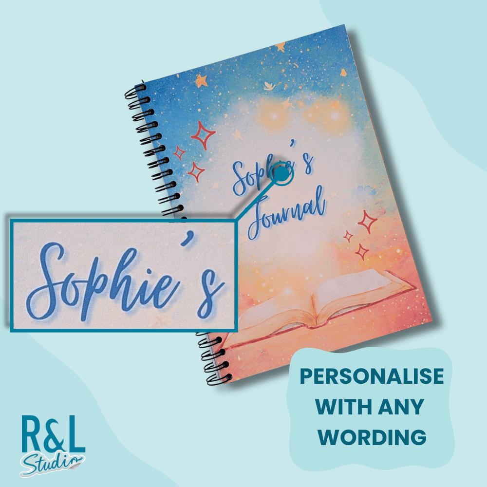 Personalised Written in the Stars Wirebound Notebook