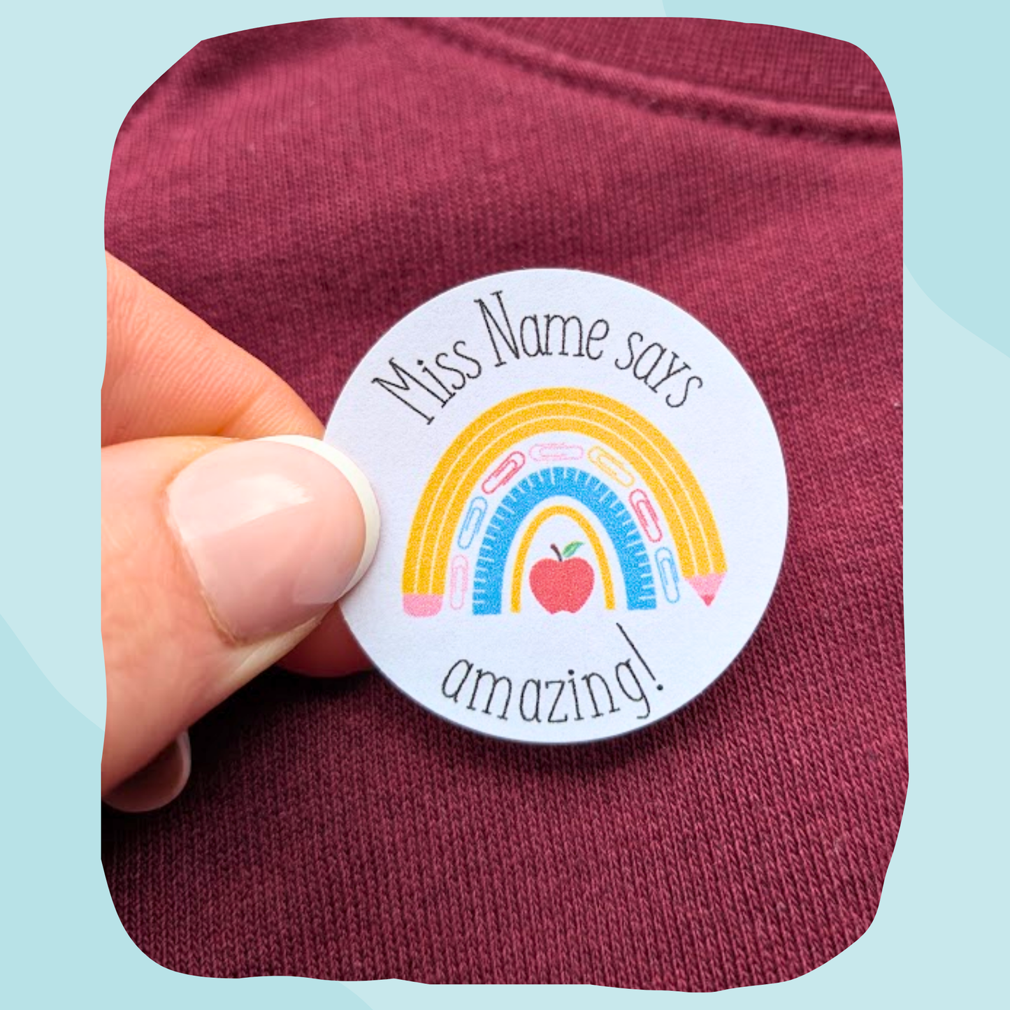 Teacher rainbow - teacher stickers