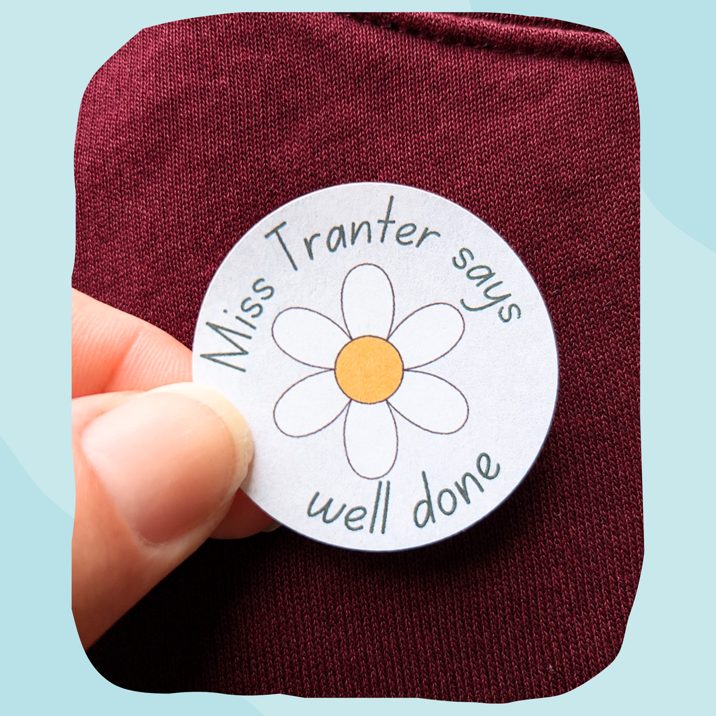 Daisy Teacher Stickers