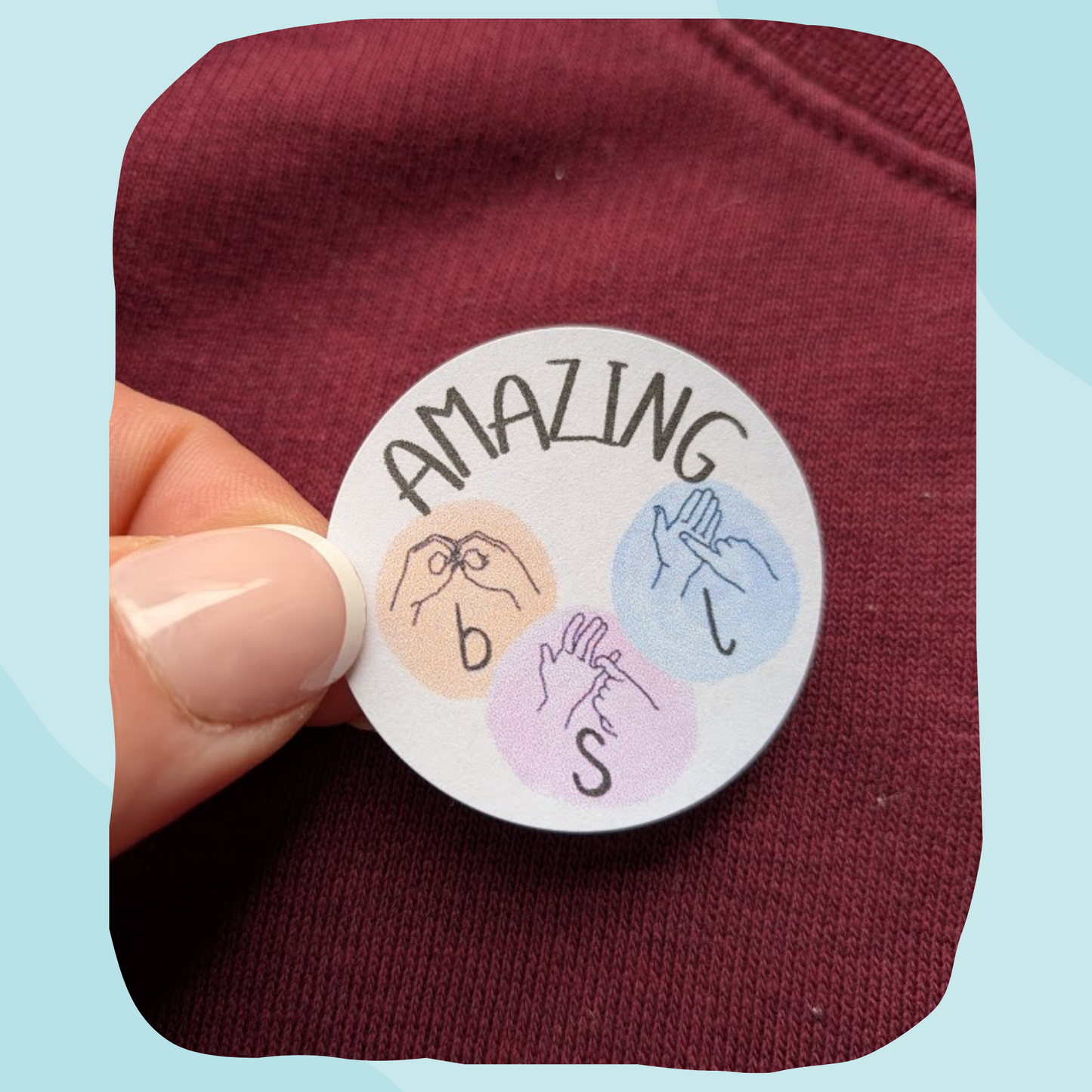 Amazing BSL teacher stickers