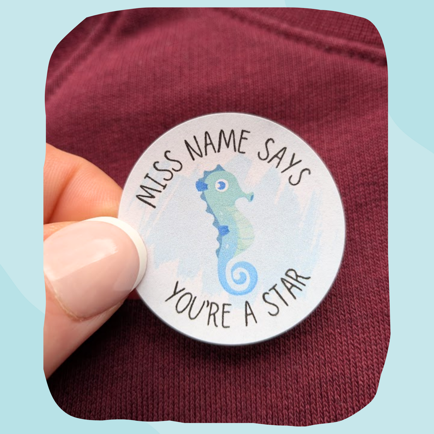 Ocean Animal Teacher Stickers