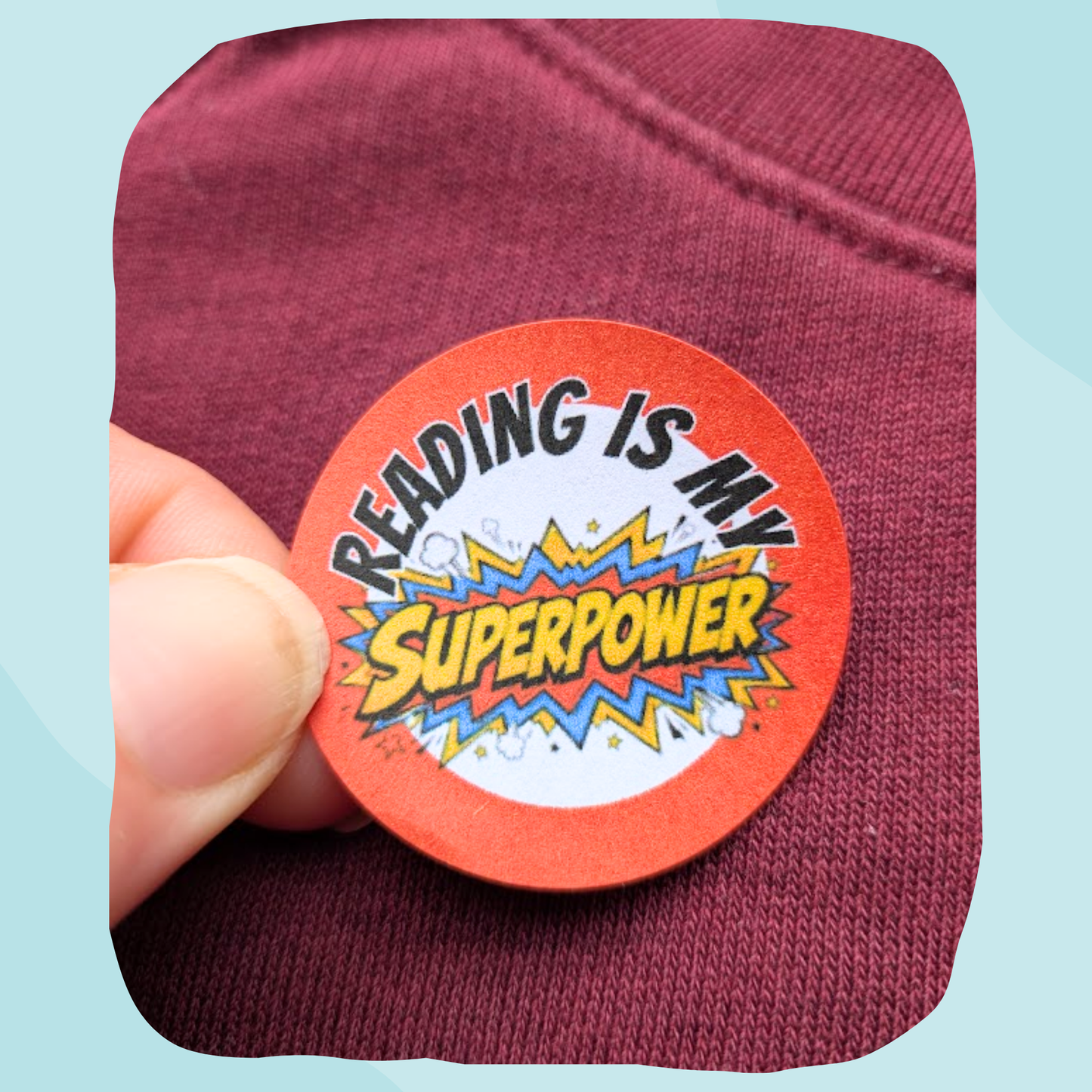 Reading Is My Superpower Teacher Stickers