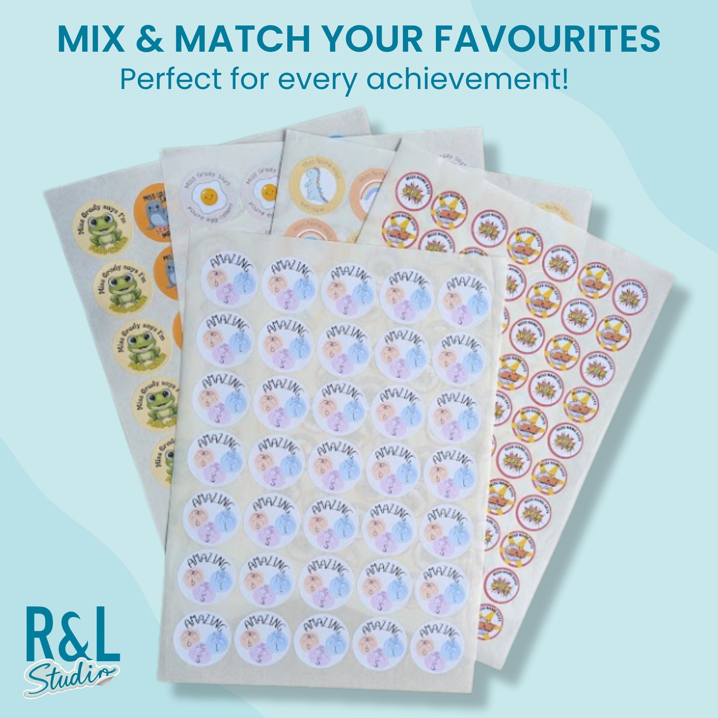 Amazing BSL teacher stickers