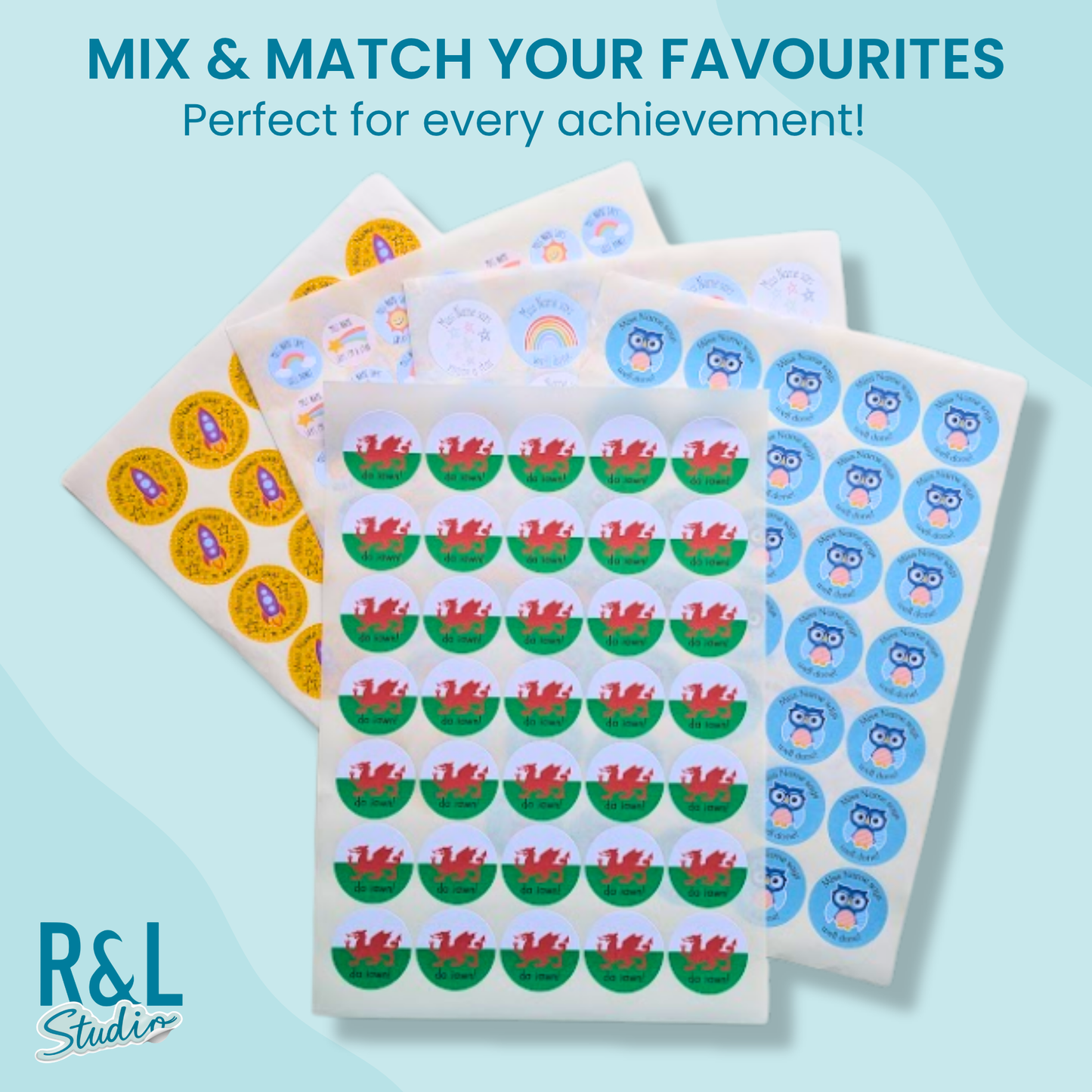 Language Flag Teacher Stickers