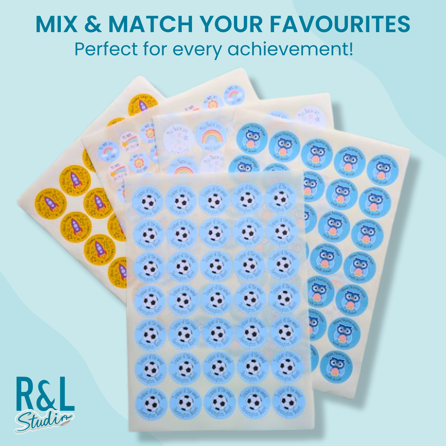 Football Teacher Stickers