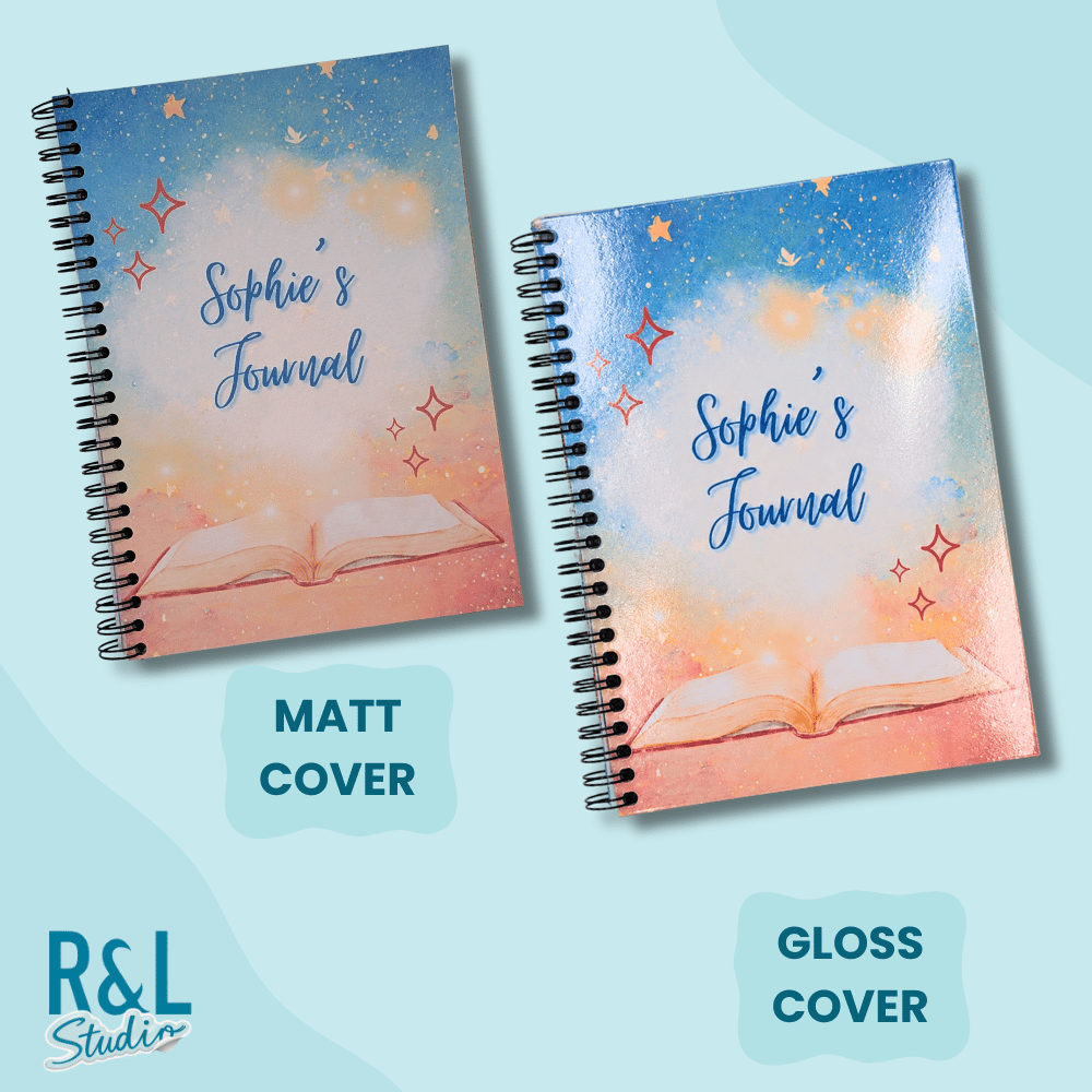 Personalised Written in the Stars Wirebound Notebook