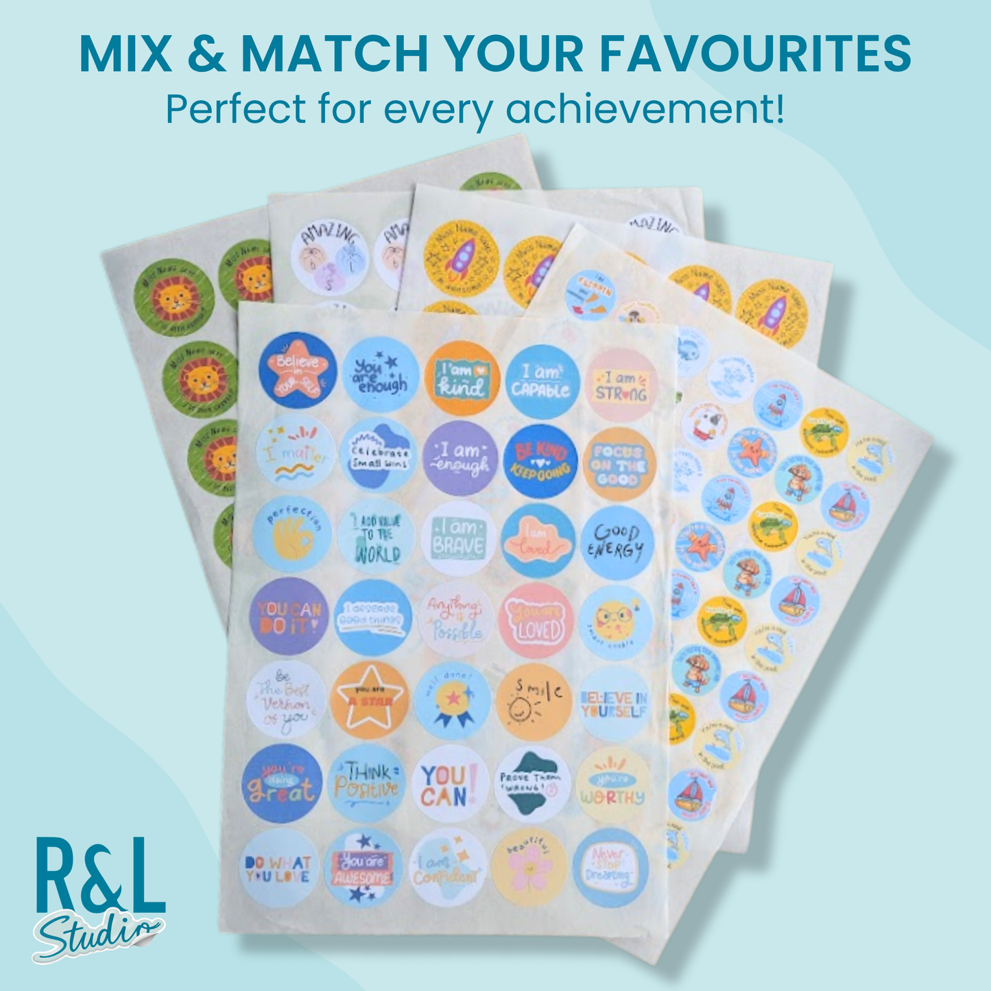 Positive Affirmation Teacher Stickers