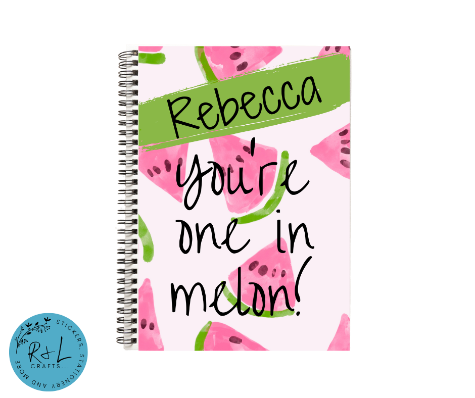 One in a melon notebook