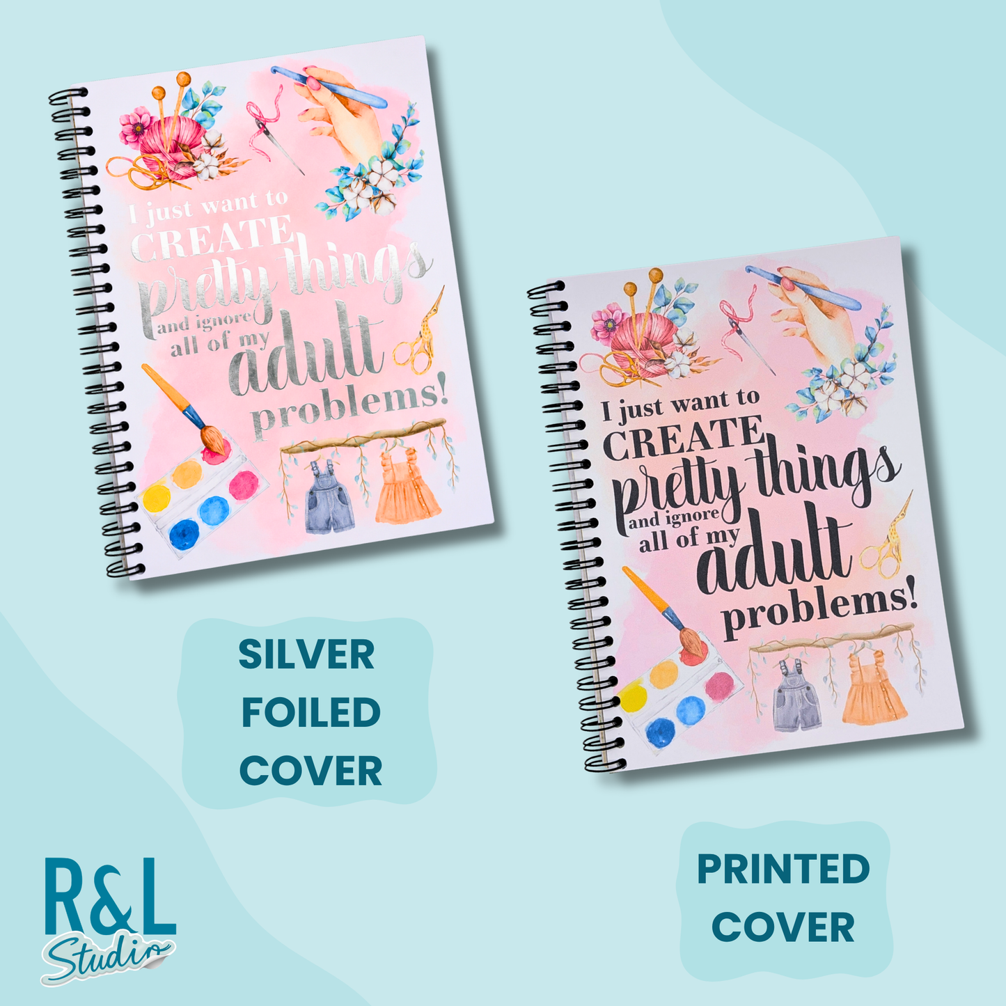 Create Pretty Things Wirebound Notebook