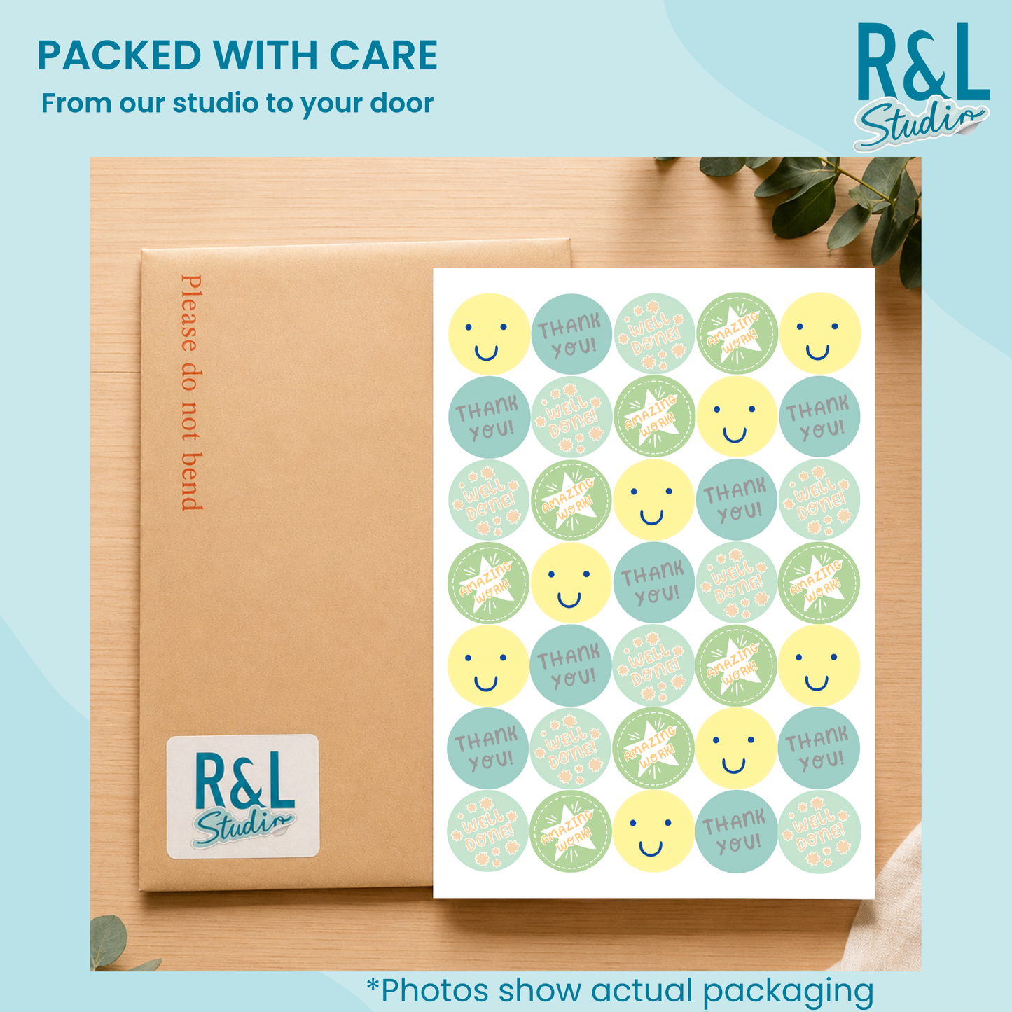 Pastel Reward Teacher Stickers