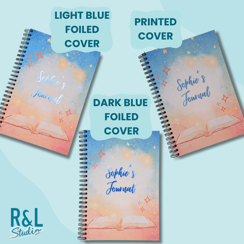 Personalised Written in the Stars Wirebound Notebook