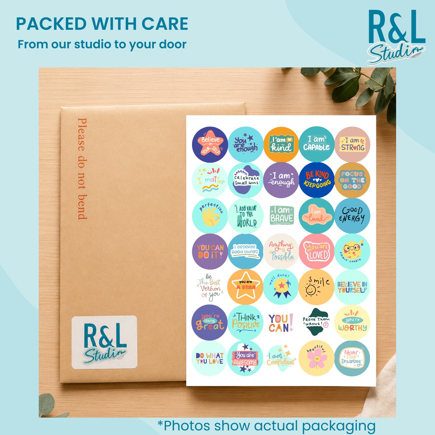 Positive Affirmation Teacher Stickers
