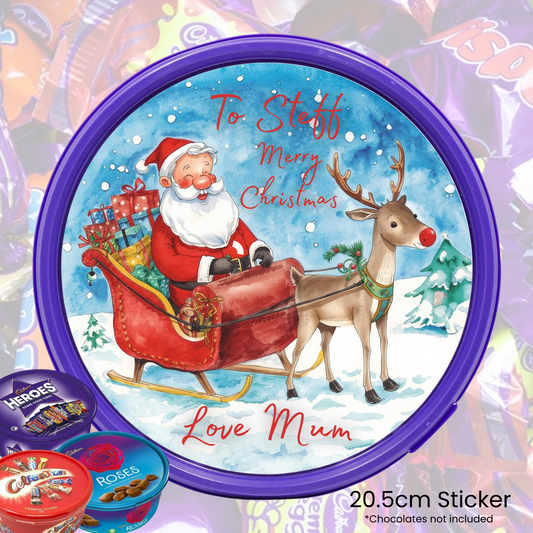 The Classic Ride - chocolate tub sticker