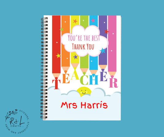 You're the best teacher notebook