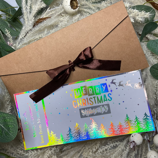 Merry Christmas Foiled Scratch-Off Ticket