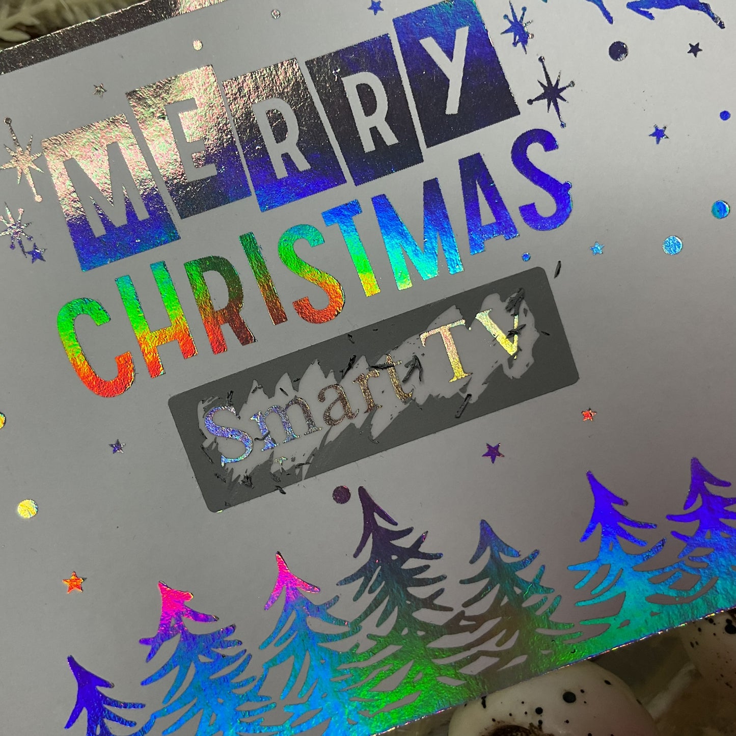 Merry Christmas Foiled Scratch-Off Ticket