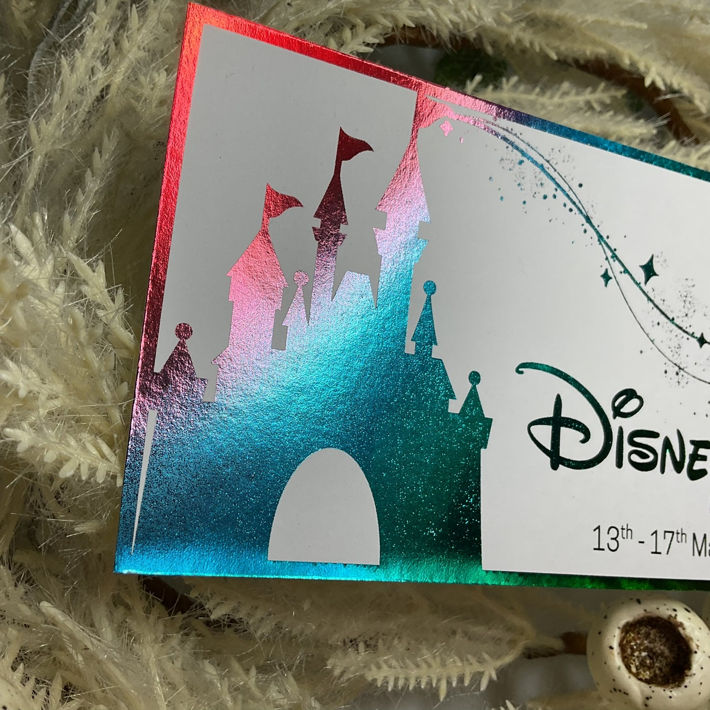 Simple Disneyland Paris Foiled Ticket