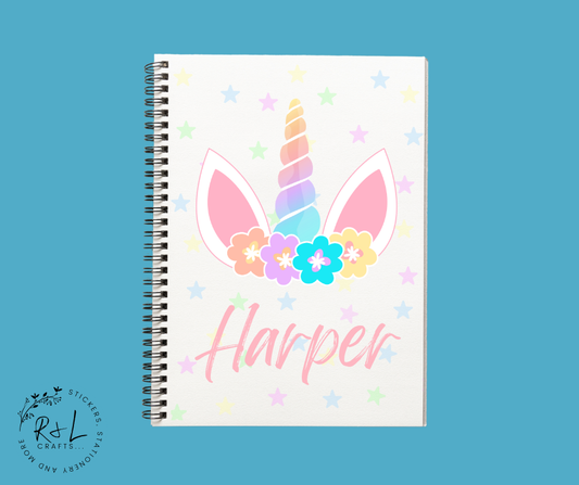 Unicorn dreams notebook
