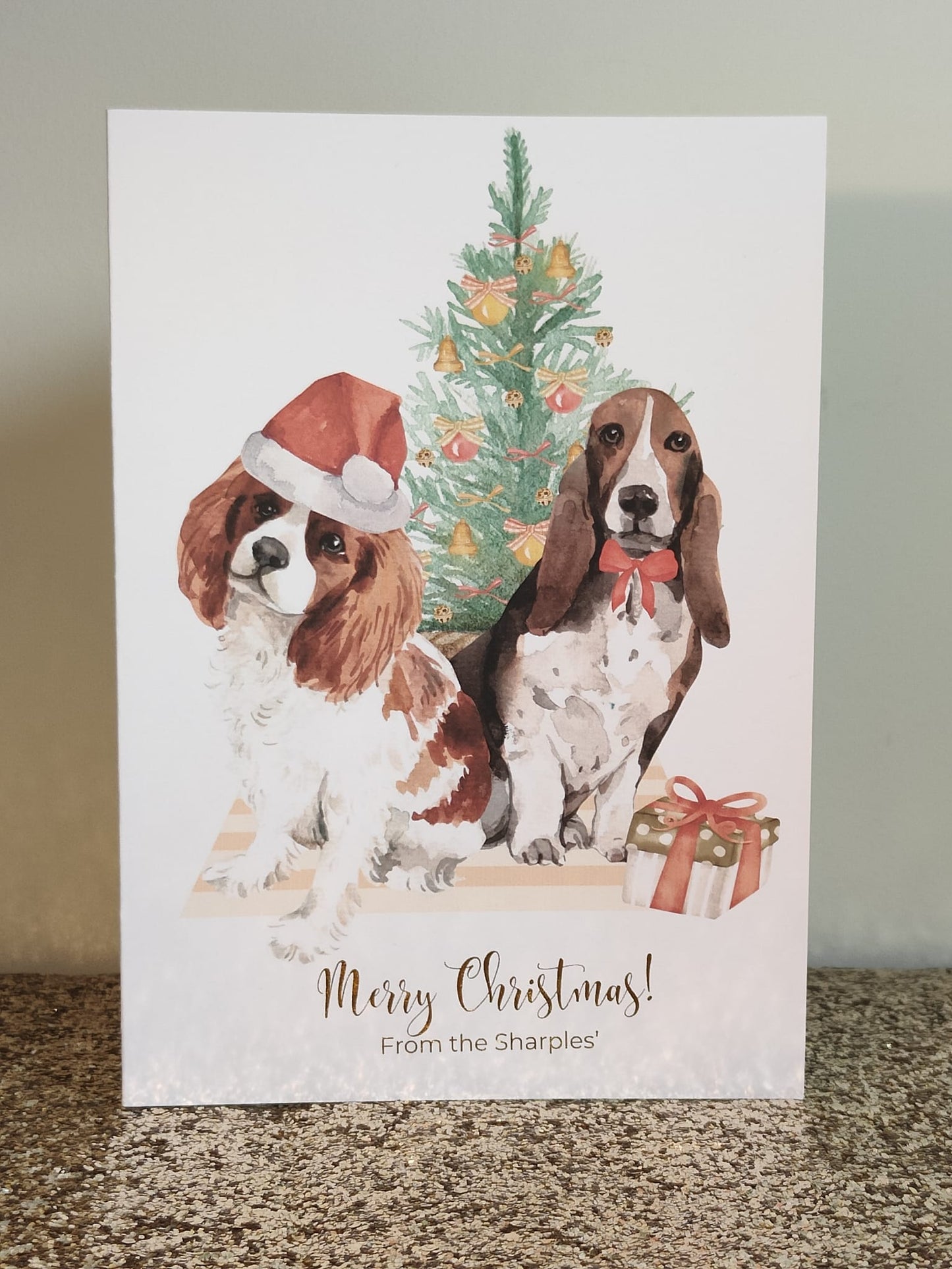 Dog Christmas Card