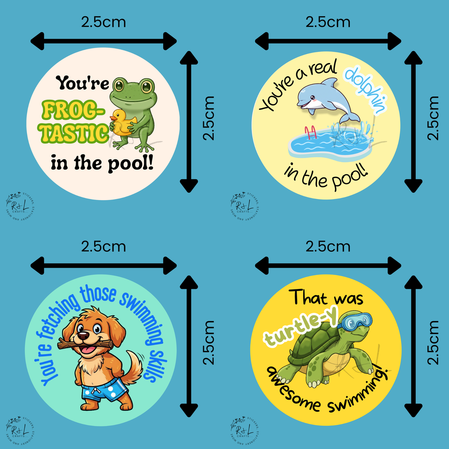 Funny Swimming Teacher Sticker