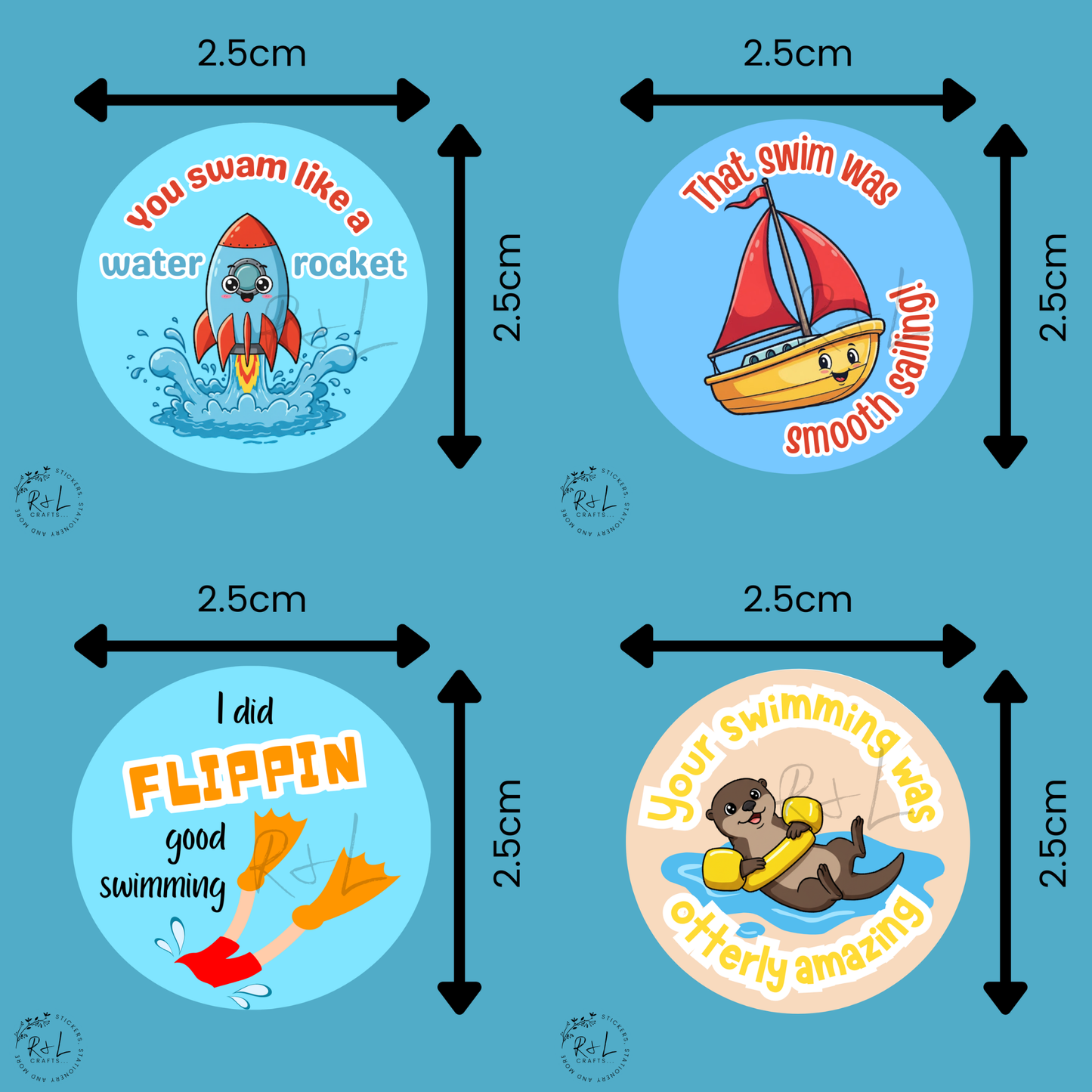 Funny Swimming Teacher Sticker