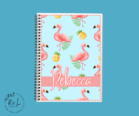 Tropical Vibes 'flitermingo' notebook