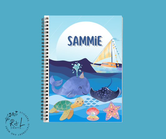 Under the sea notebook